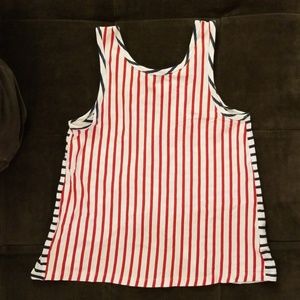 GAP Shirts & Tops - Gap Americana tulip open back top GAP Shirts & Tops - Gap Americana tulip open back top